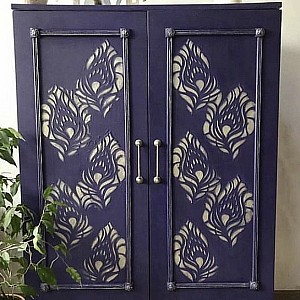 Трафарет - Симург - Фотография интерьере 3