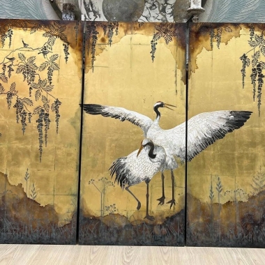 Трафарет - Глициния