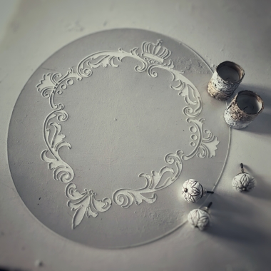 Трафарет - Каролина овал Трафарет - Каролина овал