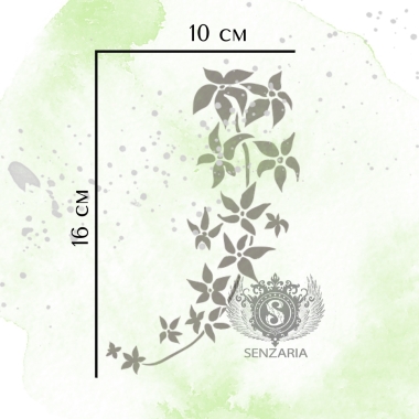 Трафарет - Клематисы набор малый