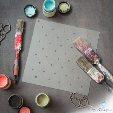 Трафарет - Мелкий горох