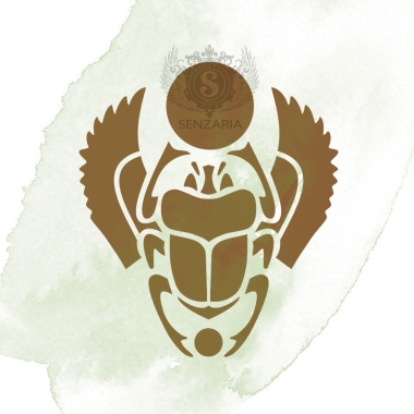 Трафарет - Скарабей Трафарет - Скарабей