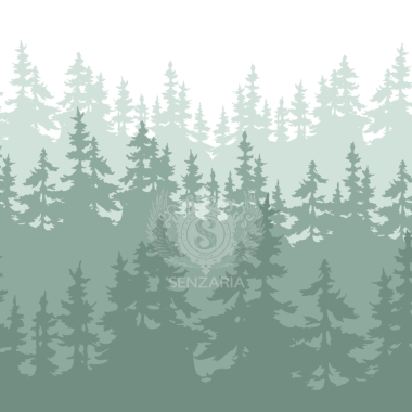 Набор трафаретов - Еловый лес